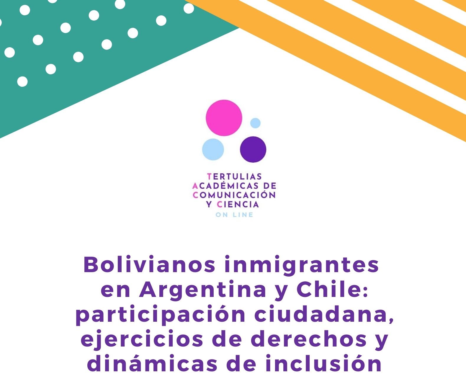 Bolivianos inmigrantes en Argentina y Chile: participación, derechos e inclusión (Fabiana Chirino)